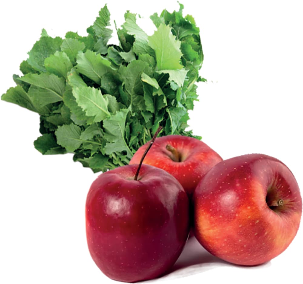 Imaxe duns grelos e unhas mazás